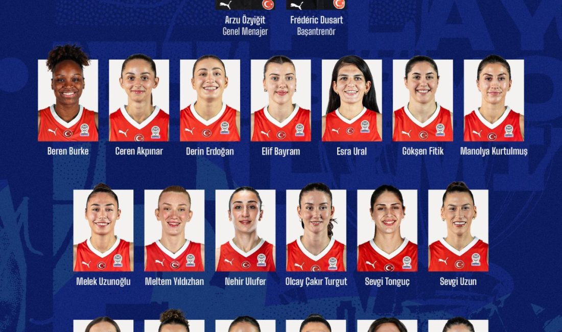 A Milli Kadın Basketbol Takımı’nın aday kadrosu açıklandı İSTANBUL, – FIBA 2027 Kadınlar EuroBasket 2’nci Tur Elemeleri’nde mücadele
