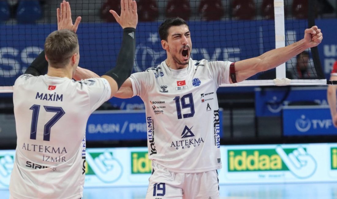 İZMİR, – EFELER Ligi’nde son olarak deplasmanda Ziraat Bankkart’a 3-2