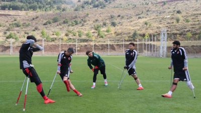 Samed Aydın SUN-Öykü GENÇ/KAYSERİ, – AMPUTE Futbol Milli Takımı’nın yıldız