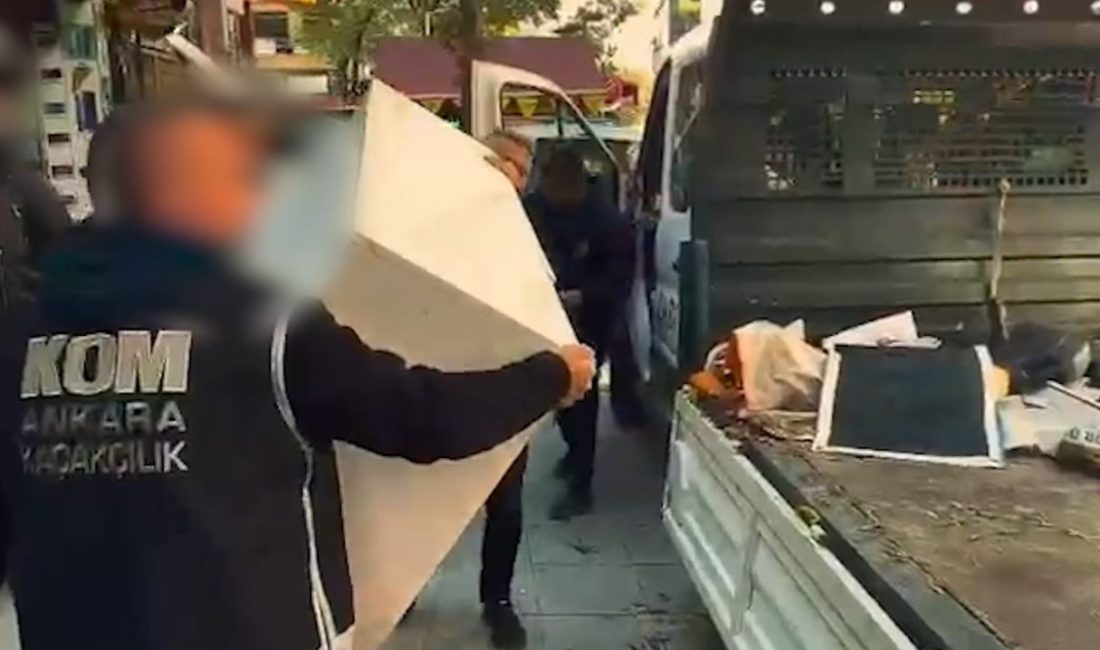 ANKARA, – ANKARA’da kaçak tütün ve tütün mamulleri satışı yapılan