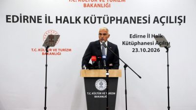 Olgay GÜLER-Umut IŞIK-Batuhan SEVER/EDİRNE, – KÜLTÜR ve Turizm Bakanı Mehmet