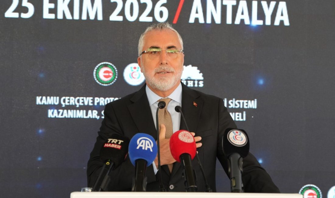 Semih ERSÖZLER/ANTALYA, -ÇALIŞMA ve Sosyal Güvenlik Bakanı Vedat Işıkhan, “Bakanlık