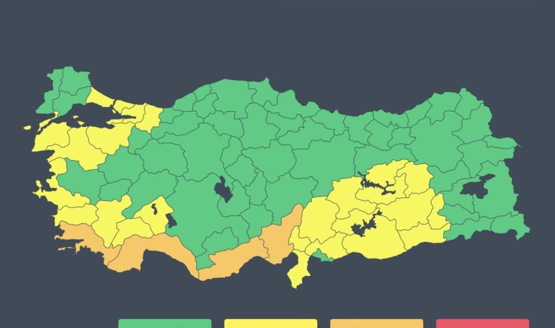 ANKARA, – ÇEVRE, Şehircilik ve İklim Değişikliği Bakanlığı, yarın şiddetli