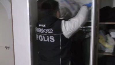 Cennet PORSUK/BURSA, -BURSA ve İstanbul’da düzenlenen eş zamanlı uyuşturucu operasyonunda