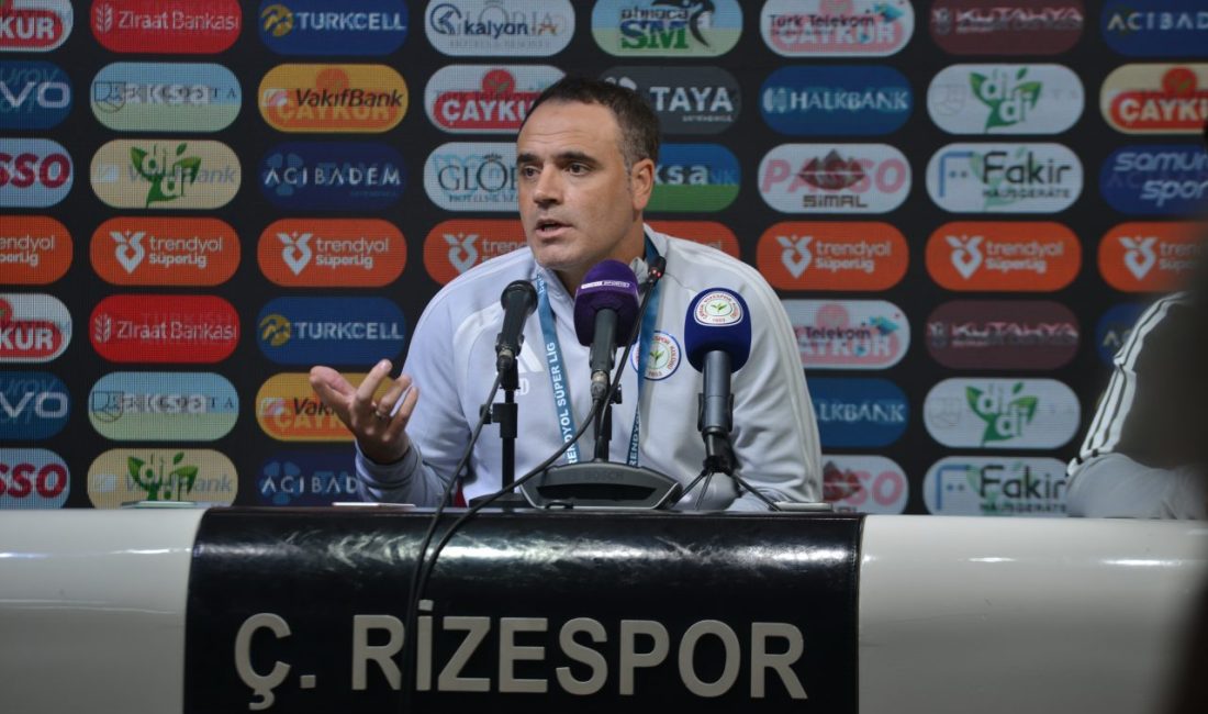 Çaykur Rizespor- Trabzonspor maçının ardından Mehmet Can PEÇE/RİZE, – SÜPER Ligin 9’uncu hafta karşılaşmasında Çaykur