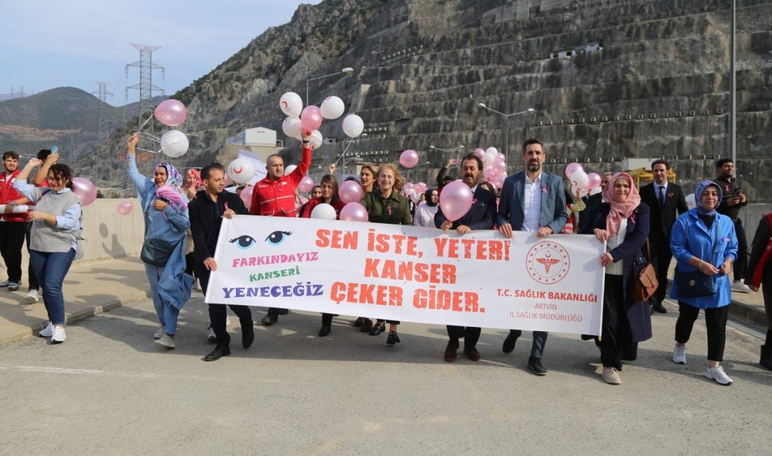 Fatih TÜYSÜZ/ARTVİN, – ARTVİN’de ‘1-31 Ekim Meme Kanseri Farkındalık Ayı’