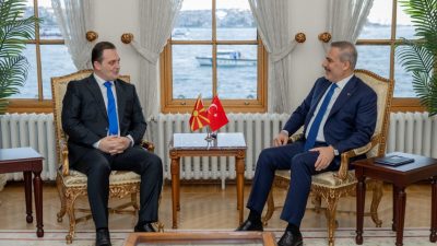 İSTANBUL, – Dışişleri Bakanı Hakan Fidan, Kuzey Makedonya Devlet Bakanı