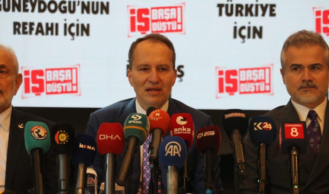 Fatih Erbakan: Huzura, barışa yol açacak herhangi bir sürece karşı durmamız mümkün değil Selim KAYA-Seyfettin EKEN/DİYARBAKIR, – YENİDEN Refah Partisi Genel Başkanı Fatih