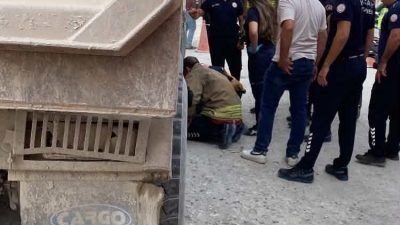 Alican GÜMÜŞ/ HATAY, – HATAY’ın Antakya ilçesinde hafriyat kamyonu ile