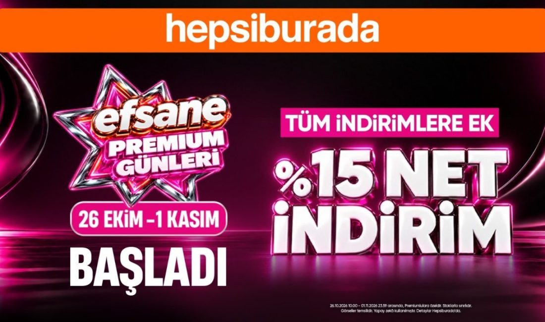 Hepsiburada, 11’inci ‘Efsane Kasım’ dönemini başlattı İSTANBUL, – HEPSİBURADA, 11’inci Efsane Kasım dönemini bugün ‘Efsane Premium