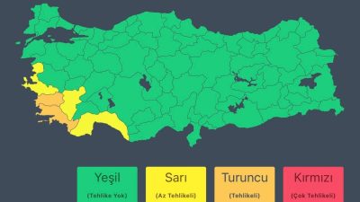ANKARA, – İÇİŞLERİ Bakanlığı, yarın birçok ilde etkili olması beklenen