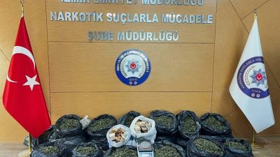 Mustafa İÇ/ İZMİR, – İZMİR ve Muğla’da düzenlenen uyuşturucu operasyonunda
