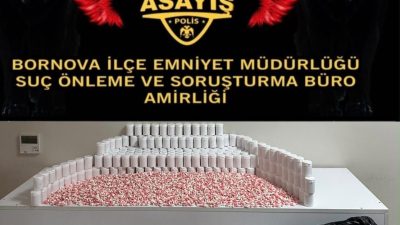 Mustafa İÇ/ İZMİR, – İZMİR’in Bornova ilçesinde, polis ekiplerince boş