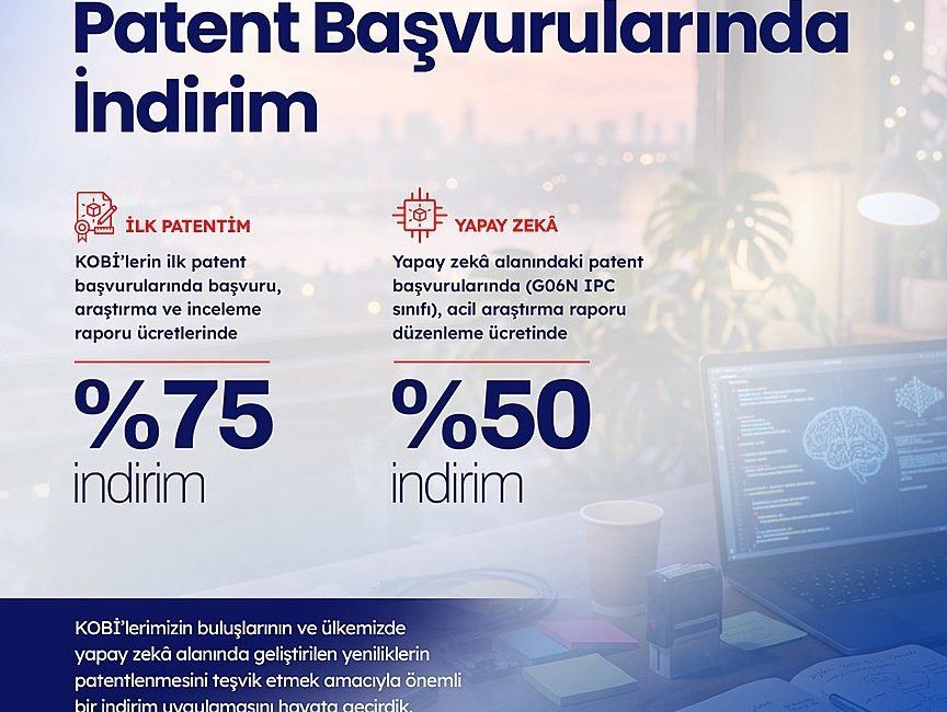 KOBİ’lerin patent başvuru ücretlerine indirim ANKARA, – SANAYİ ve Teknoloji Bakanı Mehmet Fatih Kacır, KOBİ’lerin