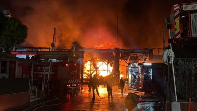 1.5 SAATTE KONTROL ALTINA ALINDI Manisa’da İnci Akü Fabrikası’nda çıkan
