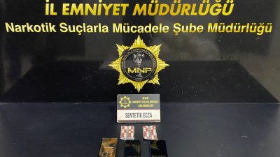 Koray ÜNLÜ/MERSİN, – MERSİN’de narkotik polisinin, uyuşturucu satıcılarına yönelik düzenlediği