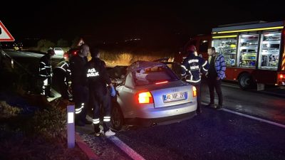 Ahmet KORKMAZER/NEVŞEHİR, – NEVŞEHİR’de patates yüklü TIR’a arkadan çarpan otomobilin