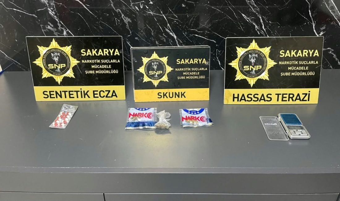 İsa ÇİÇEK/ SAKARYA, – SAKARYA’da polis ekipleri tarafından düzenlenen operasyonlarda