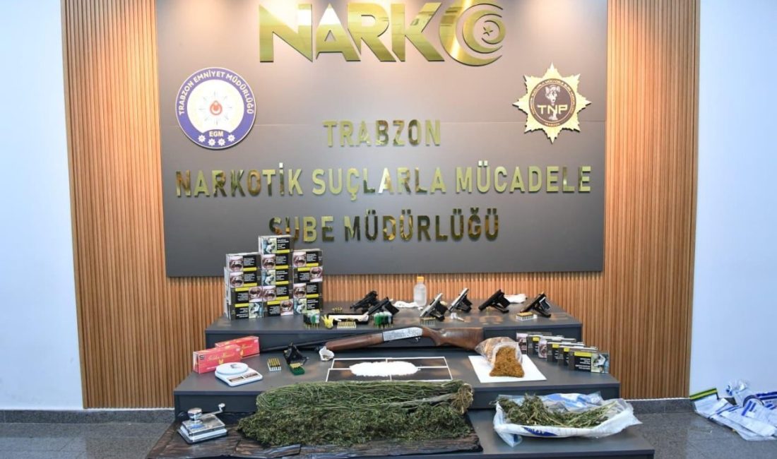 TRABZON, – TRABZON’da polis ekipleri tarafından uyuşturucu madde ticaretine yönelik