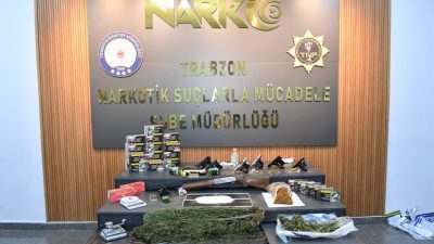 TRABZON, – TRABZON’da polis ekipleri tarafından uyuşturucu madde ticaretine yönelik
