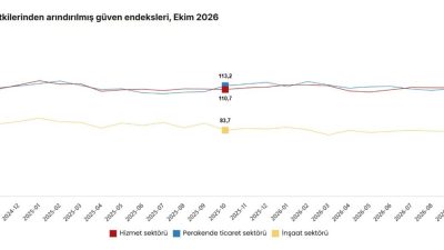 Umutcan ÖREN/ANKARA, – TÜRKİYE İstatistik Kurumu (TÜİK), ekim ayında güven